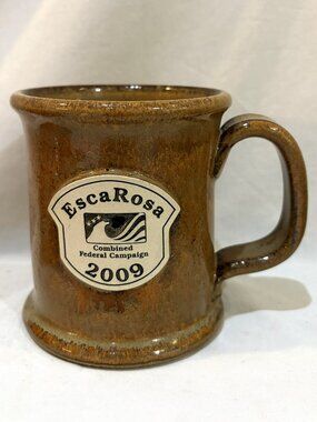 EscaRosa Combined Federal Campaign CFC 2009 Pottery Mug Handcrafted in USA